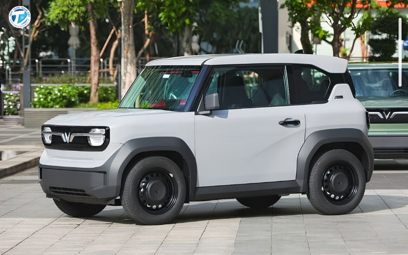 Xe điện VinFast VF3 được phát triển theo phong cách SUV mini với những đường nét vuông vức